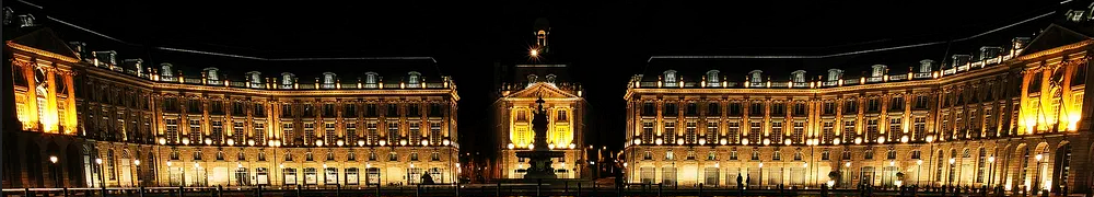 Place de la Bourse à Bordeaux