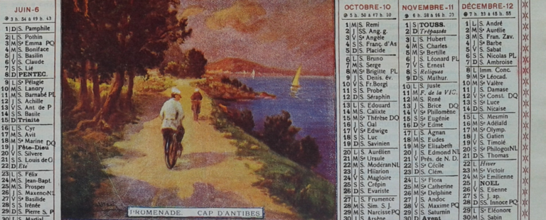 Calendrier de La Poste 2024, Almanach du facteur, Bretagne, Normandie